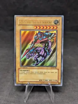Gaia The Fierce Knight -006- Yugioh TCG - (LOB) - 1st Ed Asian English - HP - Image 1