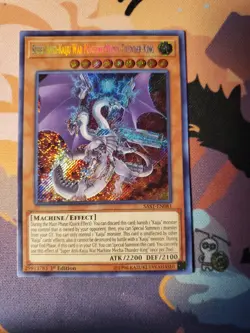 Yugioh Super Anti-Kaiju War Machine Mecha-Thunder-King SAST-EN081 Secret - Image 1