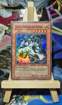 ⭐Yugioh | Zaborg, Monarch des Donners | LP | DE | Super Rare | 1.Auflage | AST⭐ - Image 1
