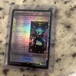 MTG Final Fantasy Summon Bahamut Mythic Regular Foil Card M0001 - Image 2
