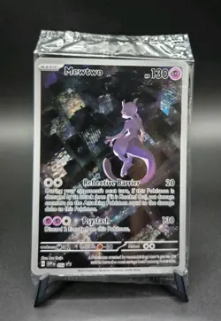Mewtwo SVP052 Scarlet & Violet 151 Illustration Promo Pokemon Card Sealed - Image 1