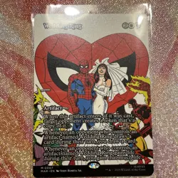 Marvel Wedding Ring Trading Card 2023 Artifact Mtg Spider-Man - Image 1