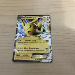 Pokemon Pikachu EX XY174 XY Holo Black Star Promo Card - Image 1