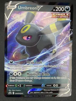 Umbreon V Promo SWSH: Sword & Shield Promo Cards SWSH203 NM - Image 1