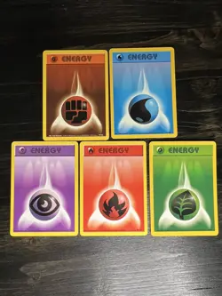 Energy NM Base Set Pokemon Card *ALL 5* - Image 1