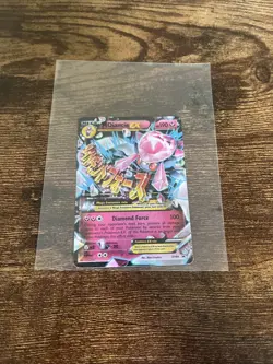 Pokemon TCG Mega Diancie EX Black Star Promo Holo Card XY44 - Image 1