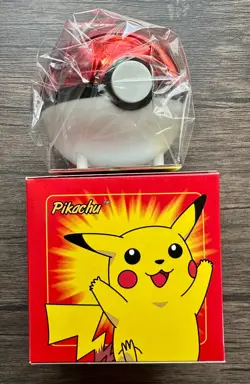 SEALED Burger King Pikachu Red Pokemon 23K Plated Trading Card Pokeball - Image 1