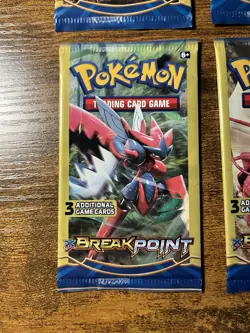 Pokemon XY Breakpoint 3 Card Mini Booster Pack 4 Pack Art Set - Image 4