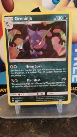 GRENINJA Unbroken Bonds Series POKEMON Holo 2019 Trading Card 117/214 - Image 1
