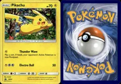 Pokemon Card Pikachu SM04 Black Star Promo HOLO - Image 1
