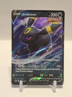 Umbreon V SWSH203 - Black Star Promo - Ultra Rare Pokemon Card - Near Mint (NM) - Image 1