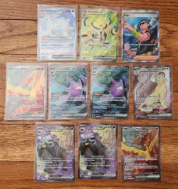 Pokemon Destined Rivals ex Full Art Card Lot - Image 1