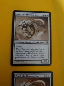 Yosei, the morning star x2 Dragon Spirt rare Champions of Kamigawa. MTG 2 Card. - Image 4