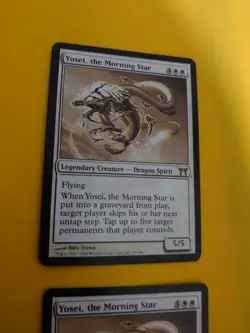 Yosei, the morning star x2 Dragon Spirt rare Champions of Kamigawa. MTG 2 Card. - Image 5