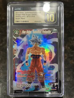 Son Goku Unlimited Potential SR Foil Dragon Ball Super Card | CGC 10 PRISTINE - Image 1