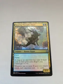 MTG Soaring Thought-Thief Zendikar Rising 236/280 FOIL Uncommon NM - Image 1