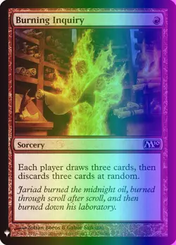 MTG Burning Inquiry (48/124) Mystery Booster Retail Edition Foils LP FOIL - Image 1