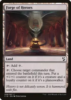 MTG Magic the Gathering Forge of Heroes (58/358) Commander 2018 LP - Image 1