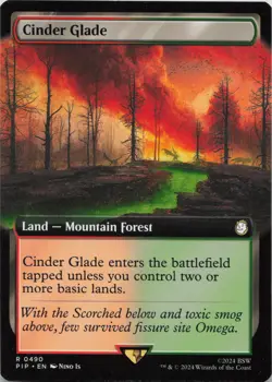 Cinder Glade (Extended Art) R Universes Beyond: Fallout 490 - LP - Image 1