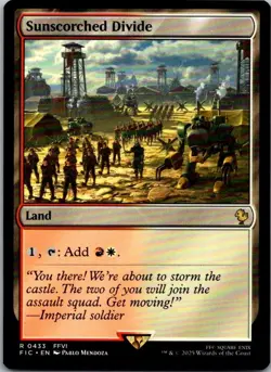 Sunscorched Divide R Land Commander: FINAL FANTASY 433 Near Mint - Image 1