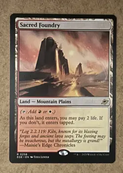 Sacred Foundry Edge of Eternities -NM MTG - Image 1