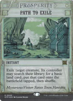 Path to Exile R Outlaws of Thunder Junction: Breaking News 6 NM Foil - Image 1