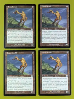 Brass Herald x4 Apocalypse 4x Playset Magic the Gathering MTG - Image 1