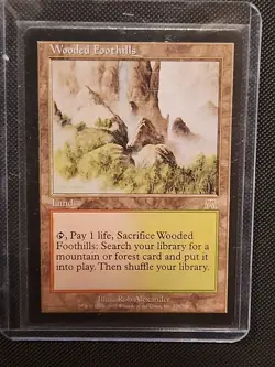 Wooded Foothills, English MTG Onslaught Magic The Gathering - Image 1