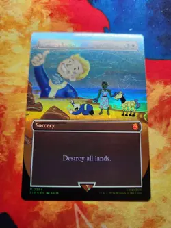 Ravages of War (Borderless) - Universes Beyond: Fallout - Foil - SP/NM - Image 1