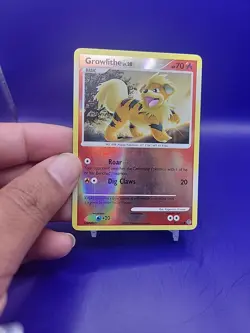 Growlithe 89/132 Reverse Holo Pokemon DP Secret Wonders 2007 MP - Image 2