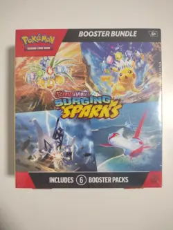 Pokemon TCG: S&V Surging Sparks Factory Sealed Booster Bundle Box - Image 1