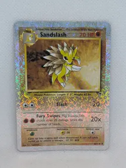 Sandslash Pokemon TCG Reverse Holo Rare Legendary Collection Nintendo - Image 1