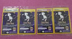1999 POKEMON FIRST MOVIE BLACK STAR PROMO - WOTC - SET OF ALL 4 SEALED PROMOS - Image 1