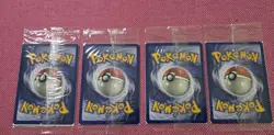 1999 POKEMON FIRST MOVIE BLACK STAR PROMO - WOTC - SET OF ALL 4 SEALED PROMOS - Image 2