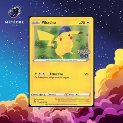 Carte Pokemon Pikachu HOLO 028/078 Pokemon Go Francais - Image 1