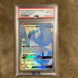 PSA 10 Articuno GX SV54/SV94 Pokemon Card Hidden Fates Shiny Vault Mint 2019 - Image 1