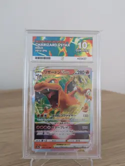 Pokemon 2022 Japanese Charizard VSTAR Universe 014 Ace 10 Gem Mint Subgrades 10 - Image 1