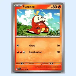 Pokemon - Fuecoco - 036/198 - Scarlet and Violet - Base Set - Image 1