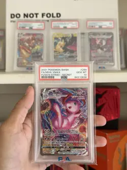 2021 pokemon sword and shield fusion strike mew vmax 269/264 PSA 10 - Image 1