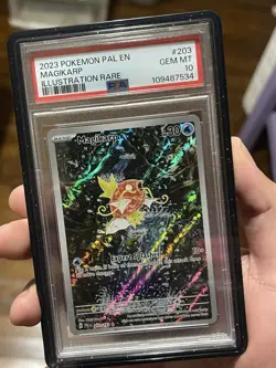 PSA 10 MAGIKARP 203 PALDEA EVOLVED ILLUSTRATION RARE POKEMON GEM MINT - Image 1