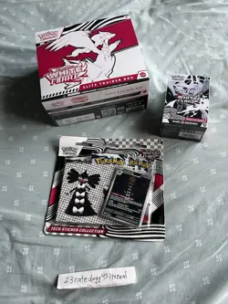 Pokemon S&V White Flare Elite Trainer Box With Booster Bundle and Tech Sticker - Image 2