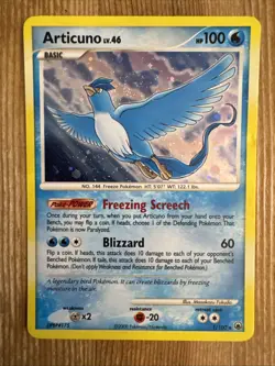 Articuno 1/100 - Diamond & Pearl Majestic Dawn Holo Rare Pokemon TCG LP/Dented - Image 1