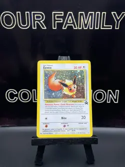 Eevee 11 Holo Black Star Promo English Pokemon LP - Image 1