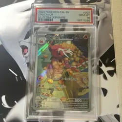 2023 CROCALOR #202 POKEMON PALDEA EVOLVED ILLUSTRATION RARE EN PSA 10 - Image 1