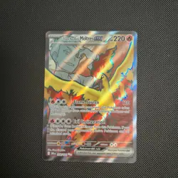 Team Rocket's Moltres ex 208/182 - Pokemon Destined Rivals - NM - Image 1