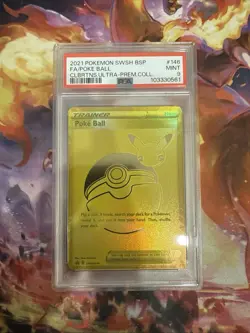 Pokemon TCG - Poke Ball Celebrations Ultra Premium Collection SWSH146 PSA 9 - Image 1
