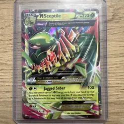 M SCEPTILE EX 2015 POKEMON XY ANCIENT ORIGINS RARE HOLO 8/98 Q4637 - Image 1