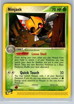 Ninjask NM 18/97 EX Dragon Pokemon TCG - Image 1