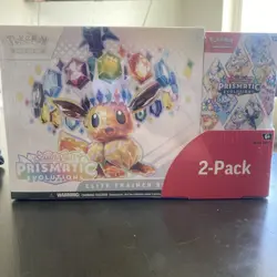 Pokemon Prismatic Evolutions ETB Elite Trainer Box Sealed, 2-Pack From Costco - Image 1