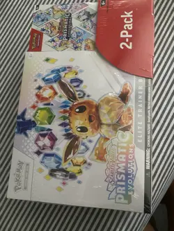Pokemon Prismatic Evolutions ETB Elite Trainer Box Sealed, 2-Pack From Costco - Image 2